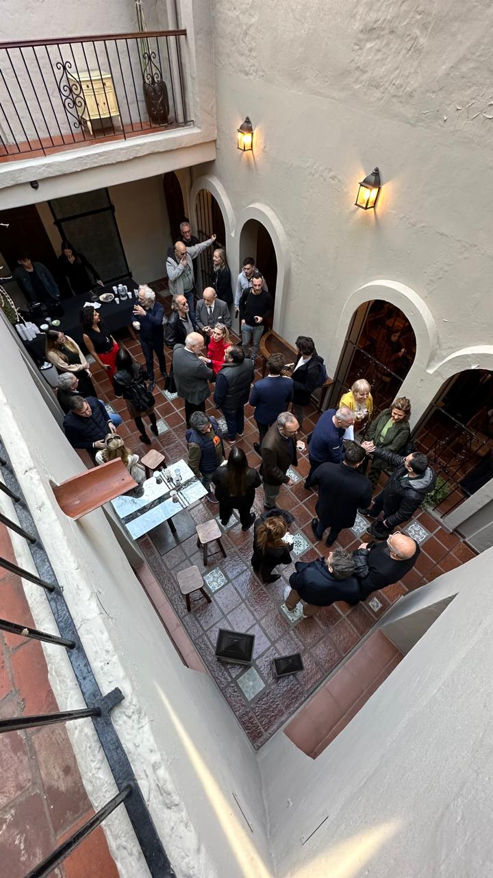 Momento de un evento en Casa Idilio
